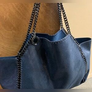 Stella McCartney Falabella large tote in blue